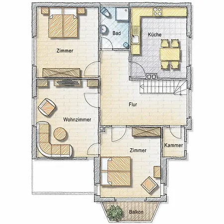 Landhaus Schnur - #132714 Appartamento *